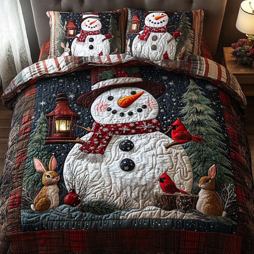 Lantern Glow Quilted Bedding Set Best Duvet Covers Romantic Christmas Gifts For Wife