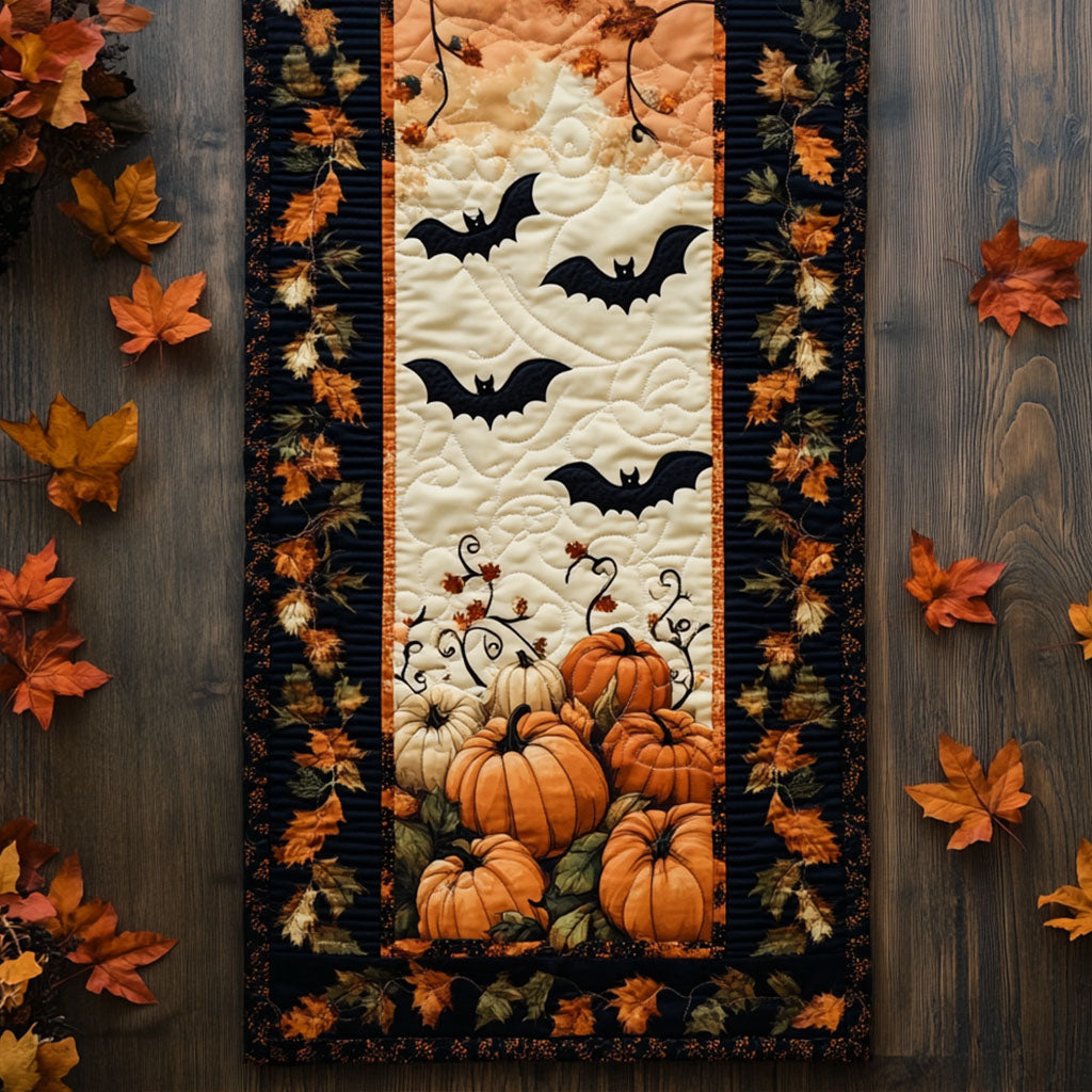 Lanternwing Quilted Table Runner Festive Table Runners Elegant Halloween Dining Table Decor