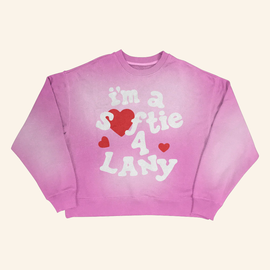 LANY Merch I'm A Softie 4 LANY Crewneck Sweatshirt Gifts For Daughter LANY Merch I'm A Softie 4 LANY Crewneck Sweatshirt Gifts For Daughter