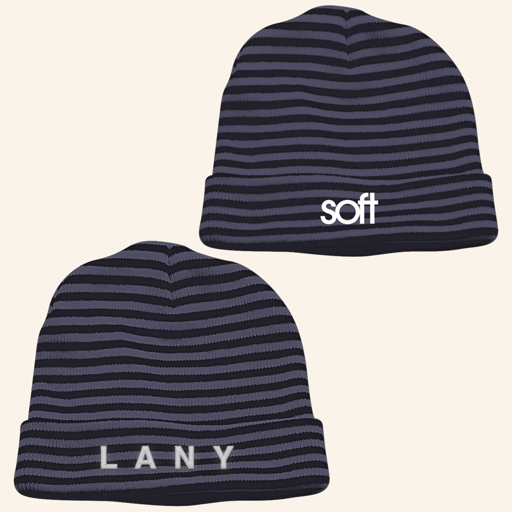 LANY Merch Soft Striped Beanie Gift Ideas For Pop Lovers