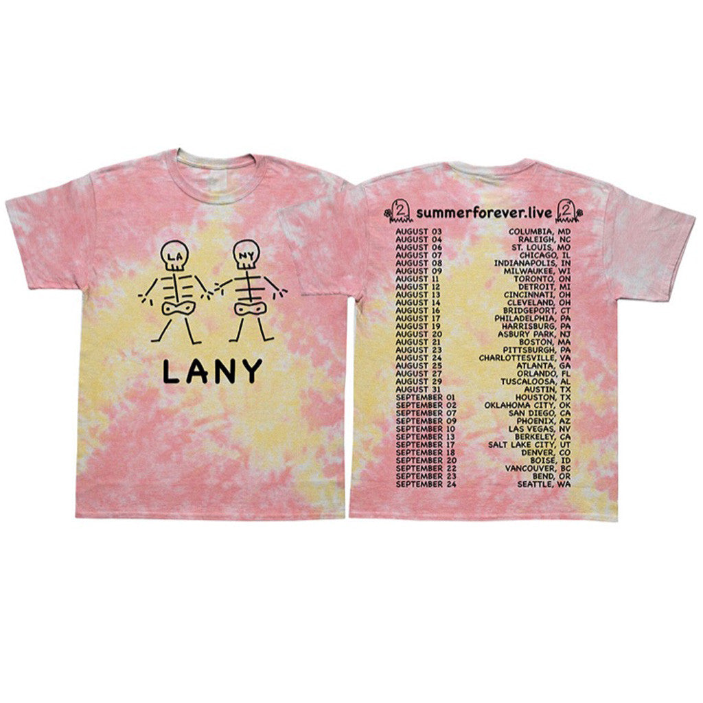 Lany Merch Summer Forever Tie Dye T-Shirt Gifts For Girlfriend