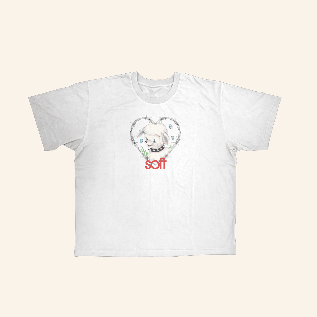 Lany Official Merch Barbed Wire Lamb Cropped T-Shirt White Friends Gift Ideas Lany Official Merch Barbed Wire Lamb Cropped T-Shirt White Friends Gift Ideas