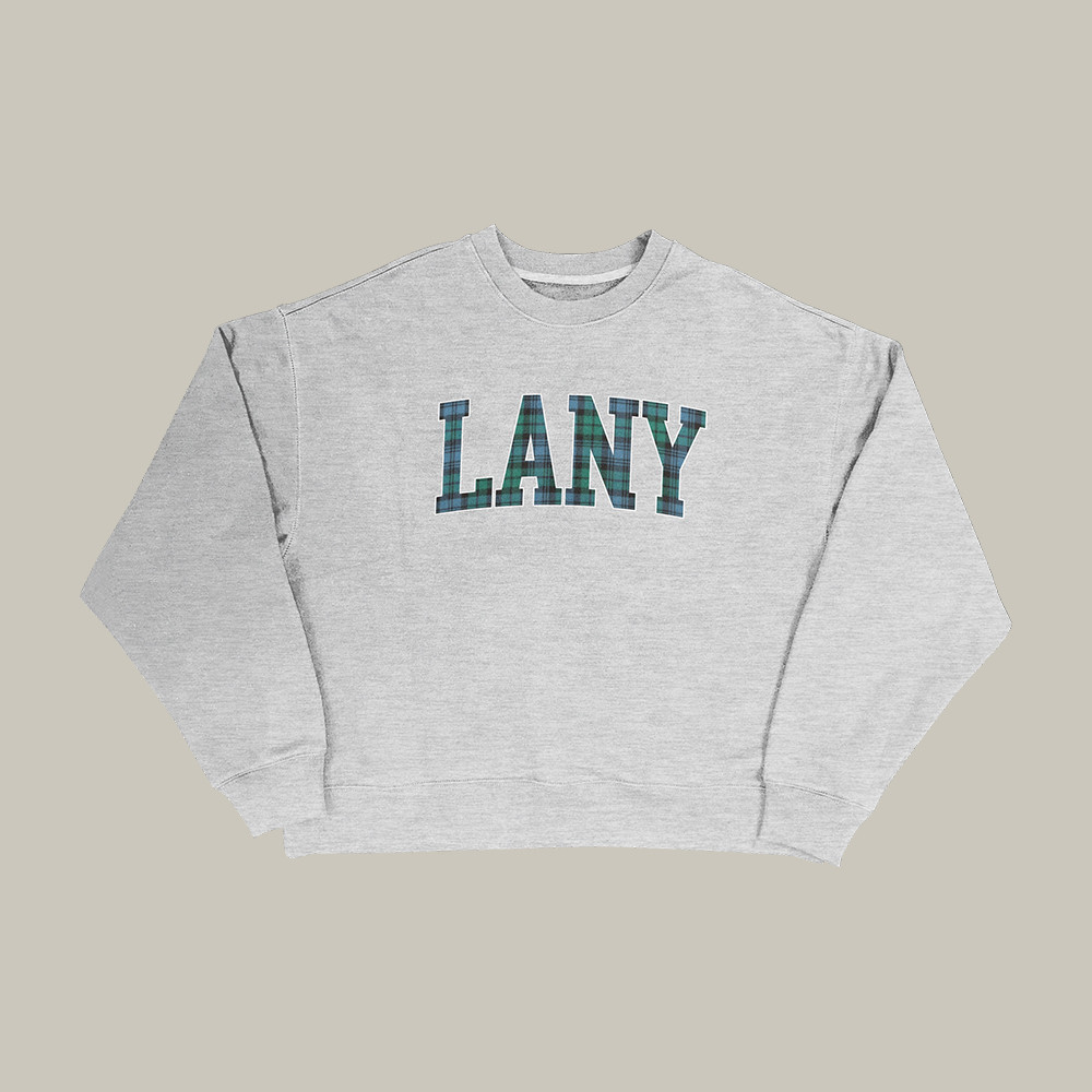 Lany Varsity Plaid Sweatshirt LANY Concert Outfit 2026 Music Lover Gift For Friends