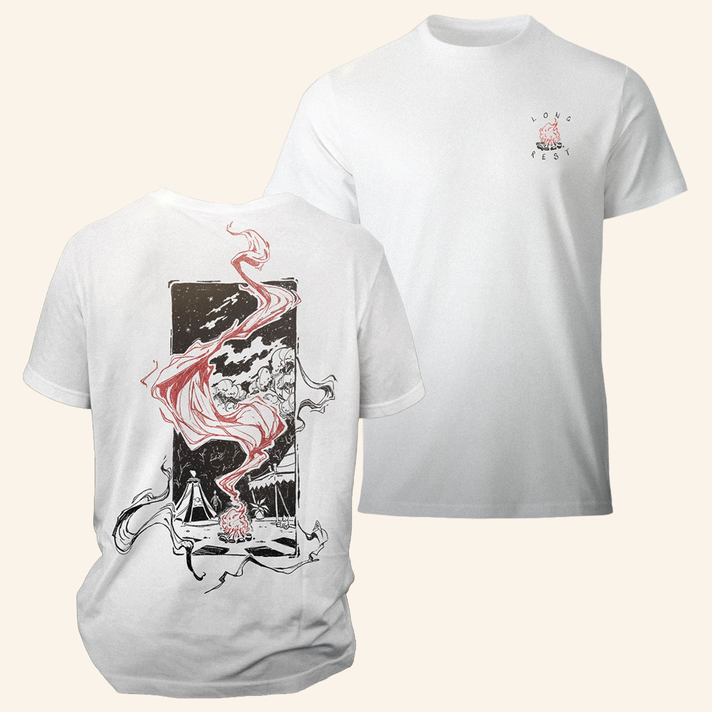 Larian Merch Baldur's Gate 3 Long Rest T-Shirt Christmas Ideas For Husband