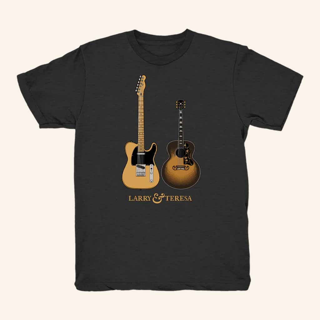 Larry Campbell And Teresa Williams Merch Guitar T-Shirt Best Birthday Gift For Friends