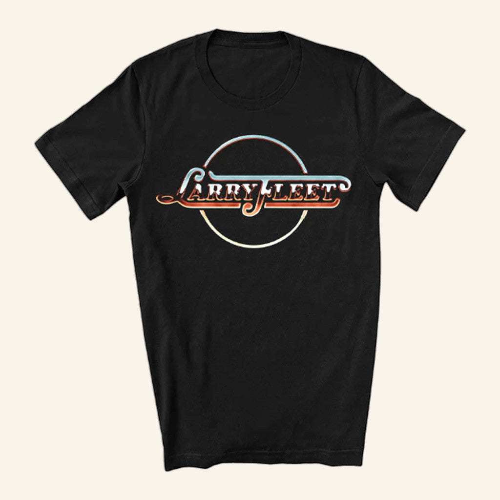 Larry Fleet Merch Tour 2025 Chrome Logo T-Shirt Gifts For Music Lovers Larry Fleet Merch Tour 2025 Chrome Logo T-Shirt Gifts For Music Lovers