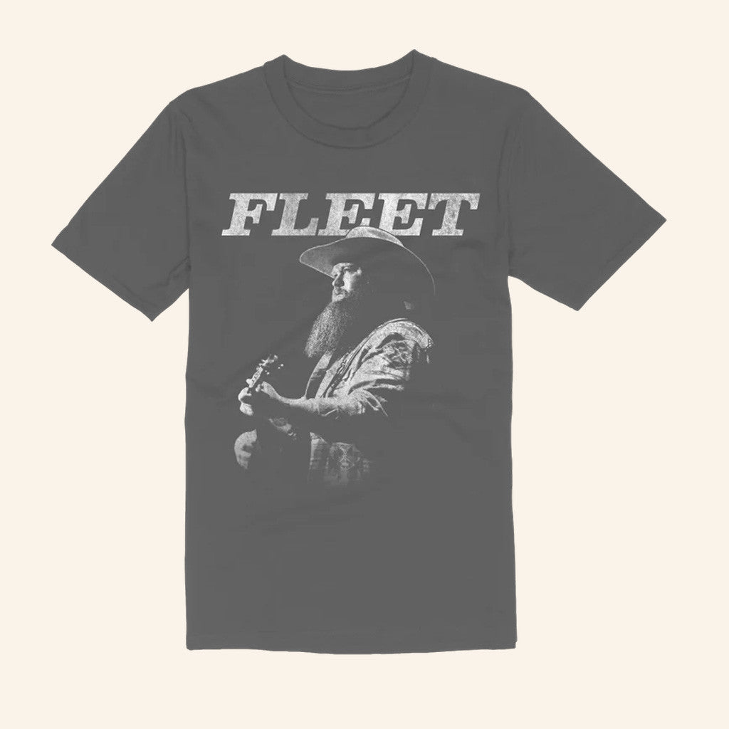 Larry Fleet Merch Tour 2025 Faded Photo T-Shirt Best Gifts For Music Lovers
