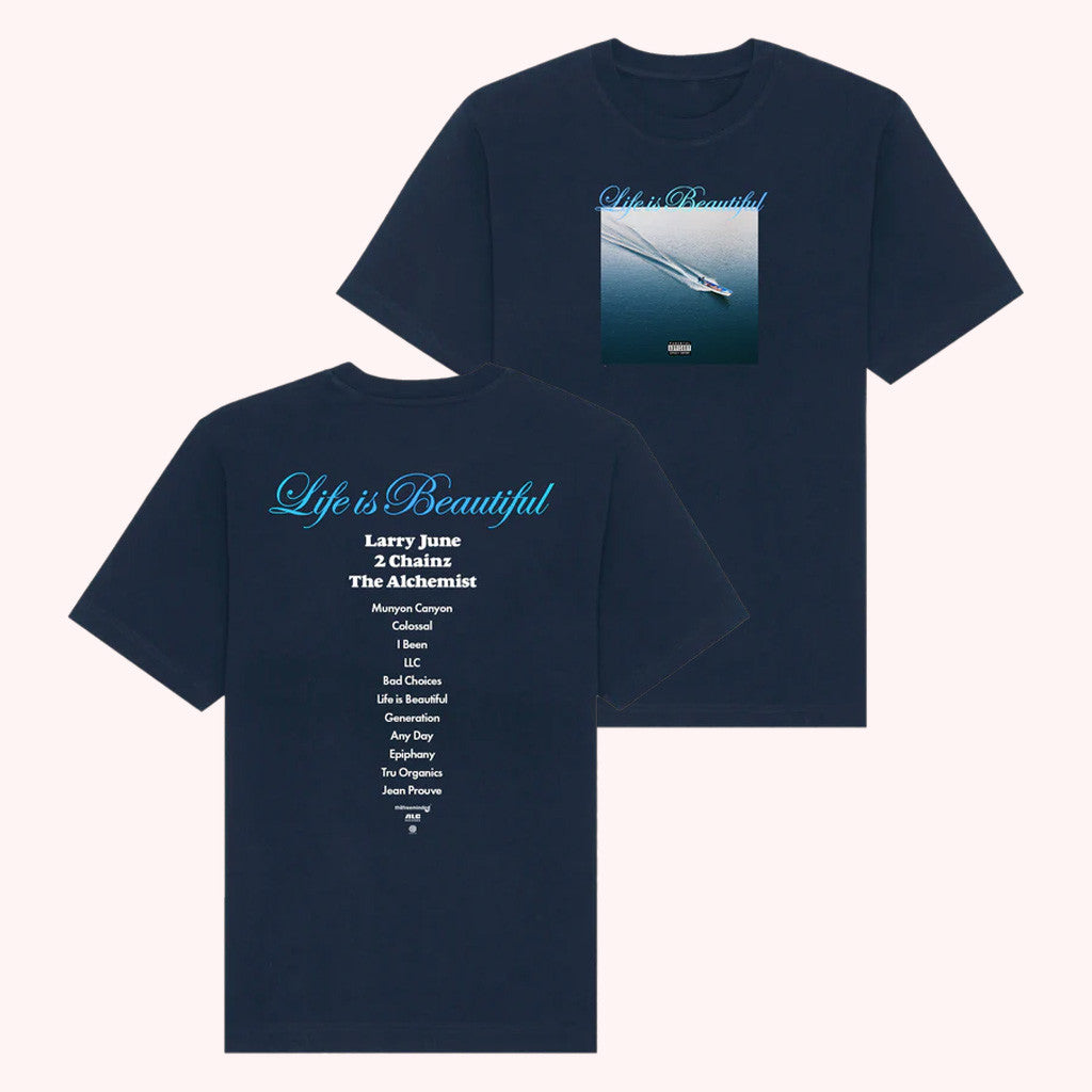 Larry June Merch Life is Beautiful Album Shirt Useful Gifts For Husband Larry June Merch Life is Beautiful Album Shirt Useful Gifts For Husband