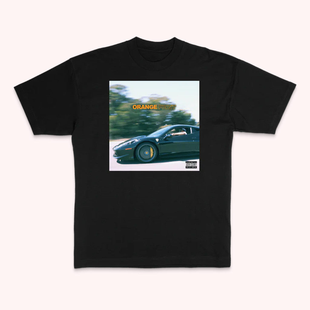 Larry June Merch Orange Print Album T-Shirt Best Gifts For Fans Larry June Merch Orange Print Album T-Shirt Best Gifts For Fans