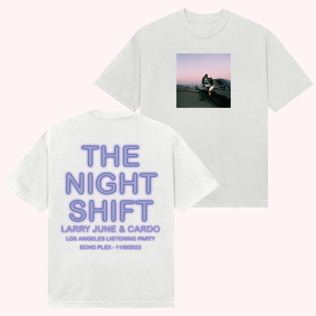 Larry June Merch The Night Shift LA T-Shirt Presents For Boyfriend Larry June Merch The Night Shift LA T-Shirt Presents For Boyfriend