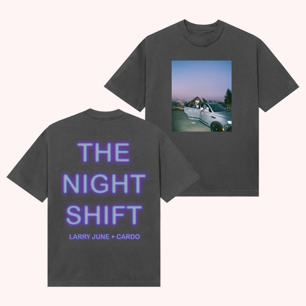 Larry June Merch The Night Shift Photo T-Shirt Presents For Him