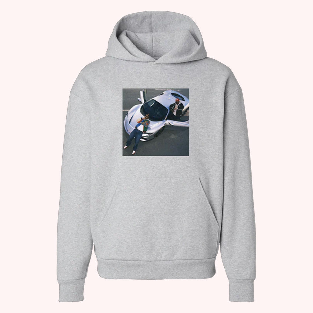 Larry June Merch Until Night Comes Album Hoodie Grey Birthday Gift For Husband Larry June Merch Until Night Comes Album Hoodie Grey Birthday Gift For Husband