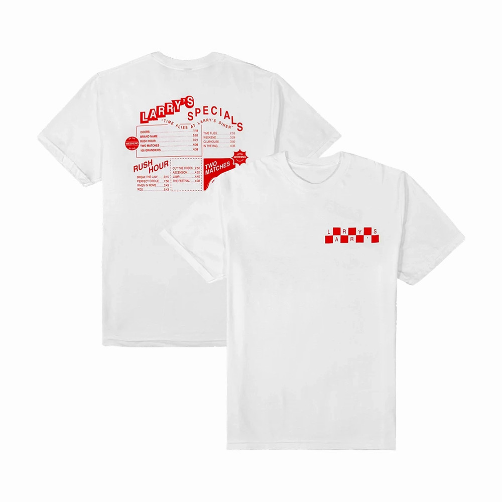 Larry's Dinner Mac Miller T-Shirt Rap Music Concert Merch Present Idea For Mac Miller Fans