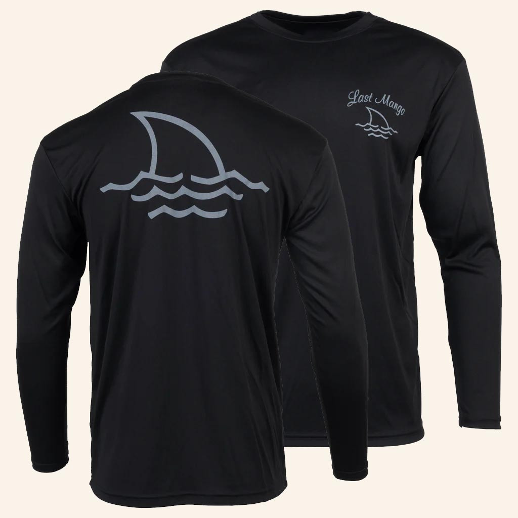 Last Mango Merch Last Mango Shark Fin Long Sleeve T-Shirt Gifts For Dad Last Mango Merch Last Mango Shark Fin Long Sleeve T-Shirt Gifts For Dad