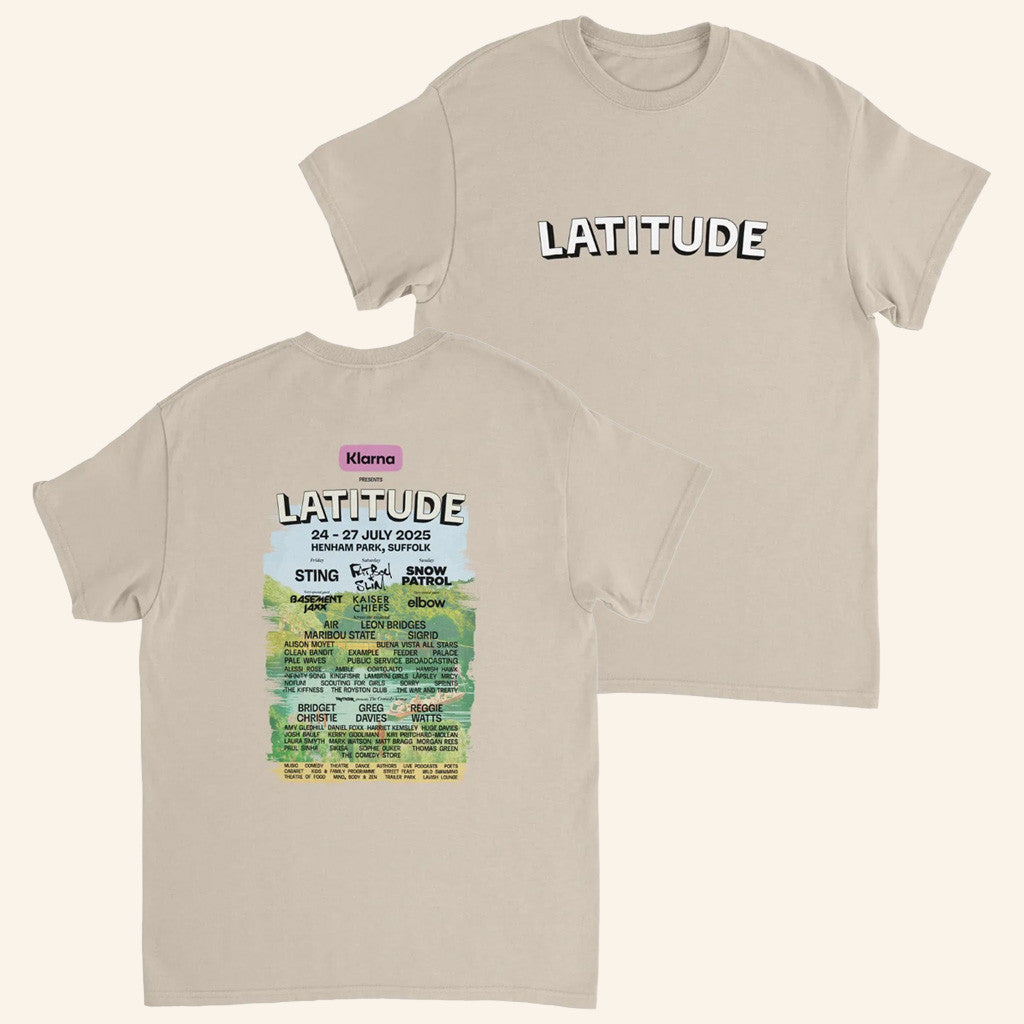 Latitude Festival Merch Latitude 2025 Sand T-Shirt Best Gifts For Him Latitude Festival Merch Latitude 2025 Sand T-Shirt Best Gifts For Him
