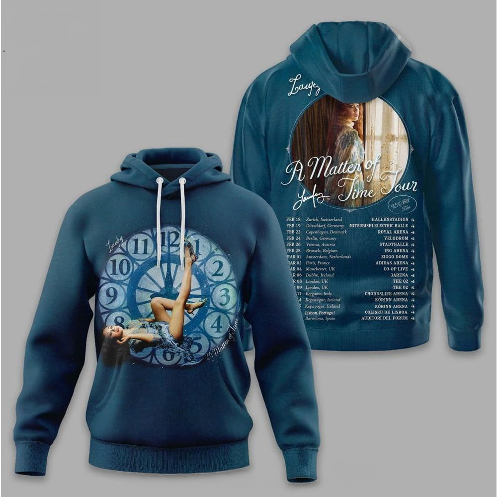 Laufey A Matter Of Time Tour Hoodie Laufey Merch Gifts For Music Enthusiasts
