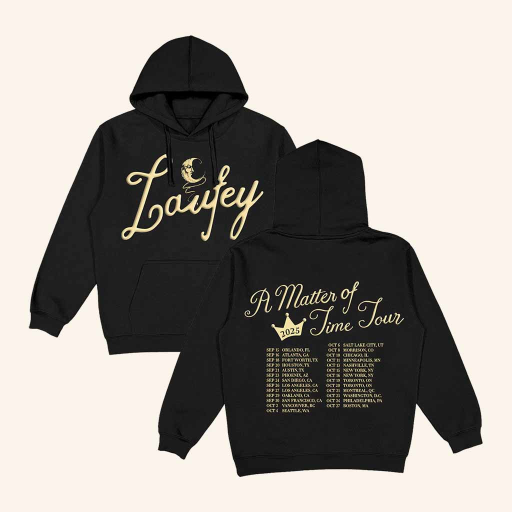 Laufey Merch A Matter Of Time Tour 2025 Hoodie Gifts For Music Lovers Laufey Merch A Matter Of Time Tour 2025 Hoodie Gifts For Music Lovers
