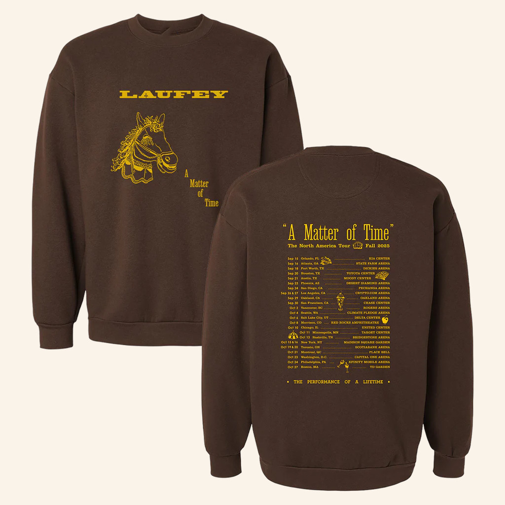 Laufey Merch A Matter Of Time Tour Dates 2025 Sweatshirt Gifts For Music Enthusiasts Laufey Merch A Matter Of Time Tour Dates 2025 Sweatshirt Gifts For Music Enthusiasts