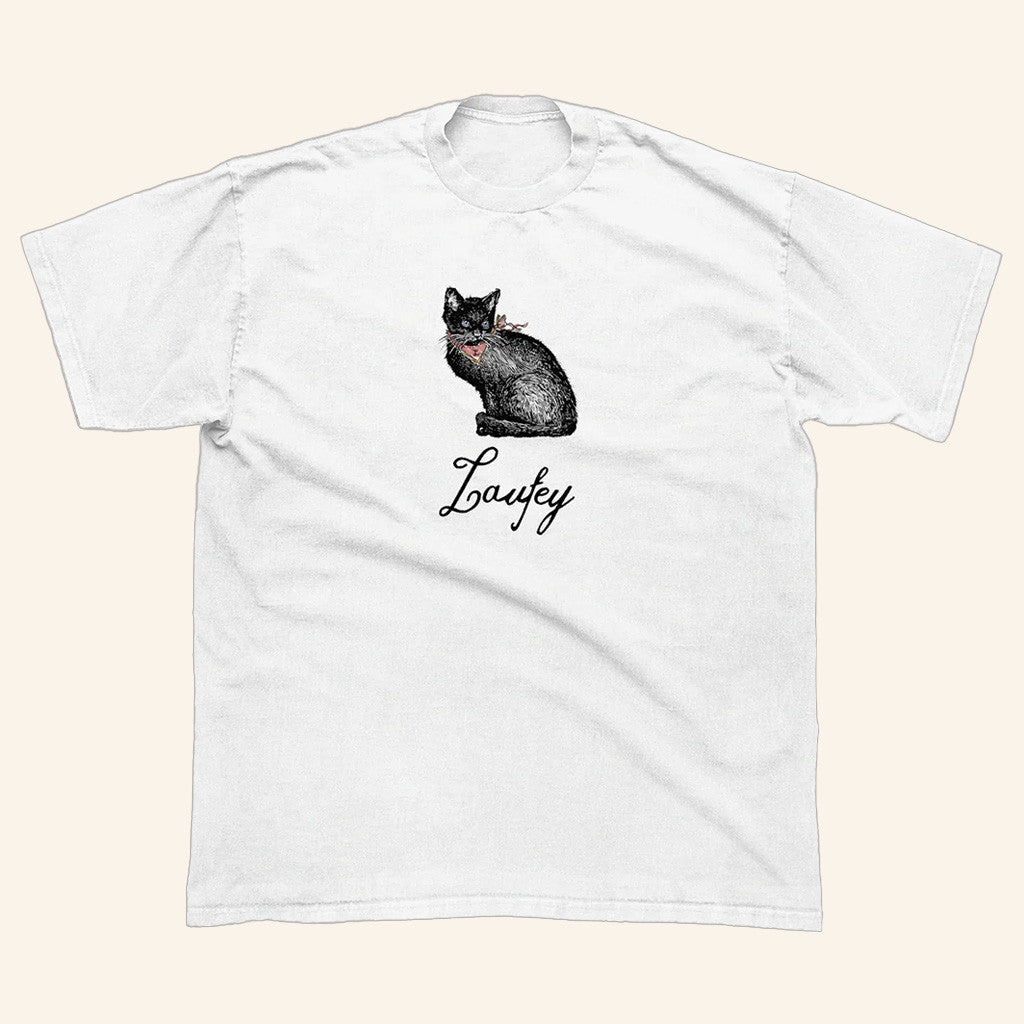 Laufey Merch Black Cat T-Shirt Gift Ideas For Wife Laufey Merch Black Cat T-Shirt Gift Ideas For Wife