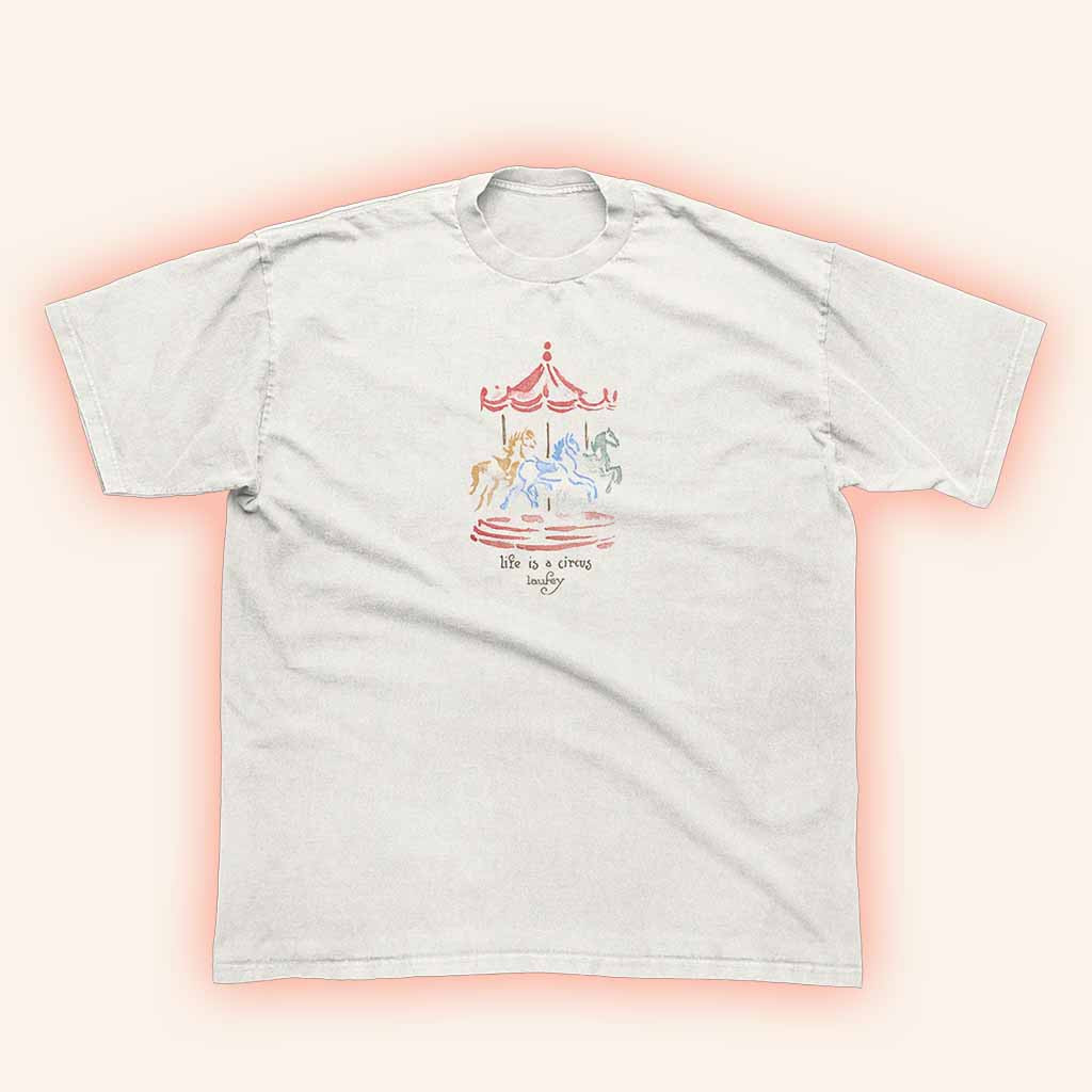Laufey Merch Life Is A Circus Carousel Shirt Cool Gifts For Music Lovers Laufey Merch Life Is A Circus Carousel Shirt Cool Gifts For Music Lovers