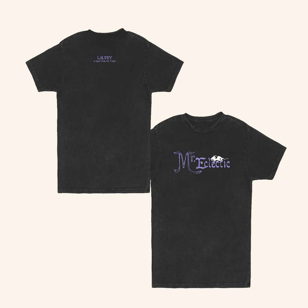 Laufey Merch Mr Eclectic A Matter Of Time Wash T-Shirt Gifts For Music Fans Laufey Merch Mr Eclectic A Matter Of Time Wash T-Shirt Gifts For Music Fans