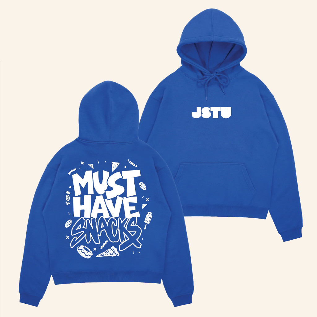 Laugh Daily Apparel Merch JSTU Hoodie Must Have Snacks Hoodie Gifts For Friends
