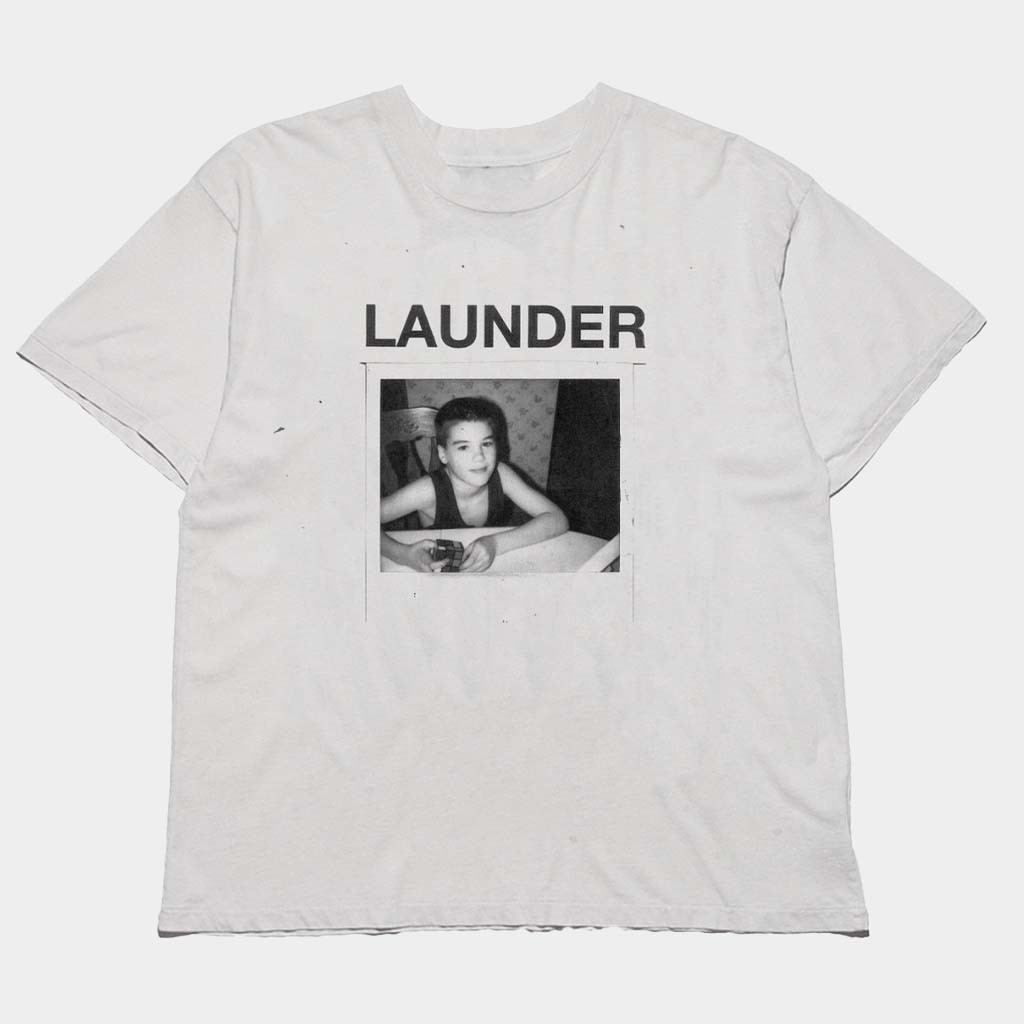 Launder Merch White Launder T-Shirt Best Birthday Gift For Husband