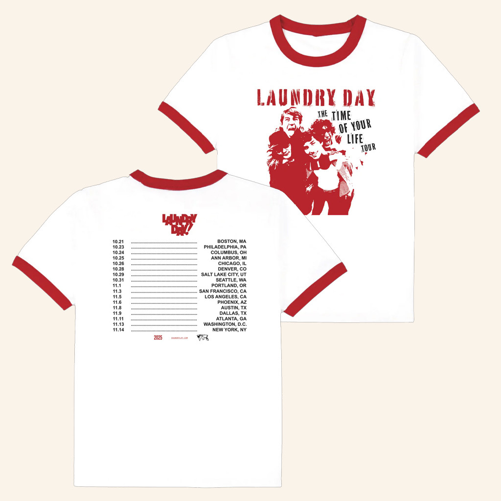 Laundry Day Merch Time Of Your Life Ringer T-Shirt Gift Ideas For Music Lovers Laundry Day Merch Time Of Your Life Ringer T-Shirt Gift Ideas For Music Lovers