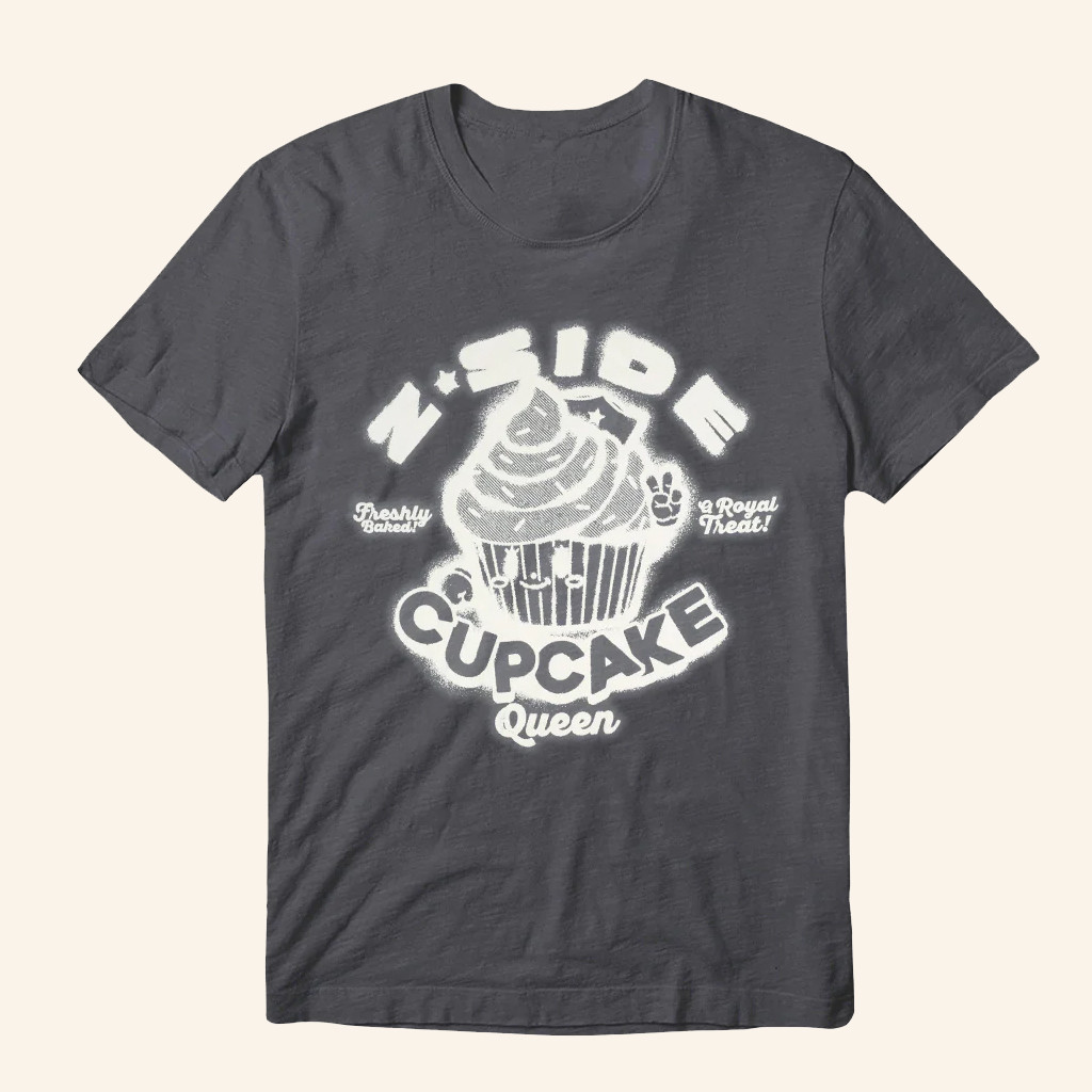 LaurenZSide Merch Cupcake Queen T-Shirt Christmas Gifts For Sister