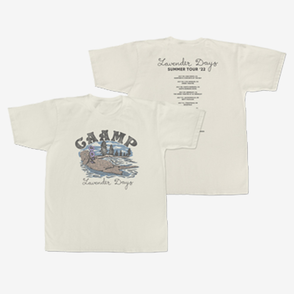 Lavender Days Otter Tour Camp T-Shirt Folk Music Caamp Band Merch Cool Music Lover Gift