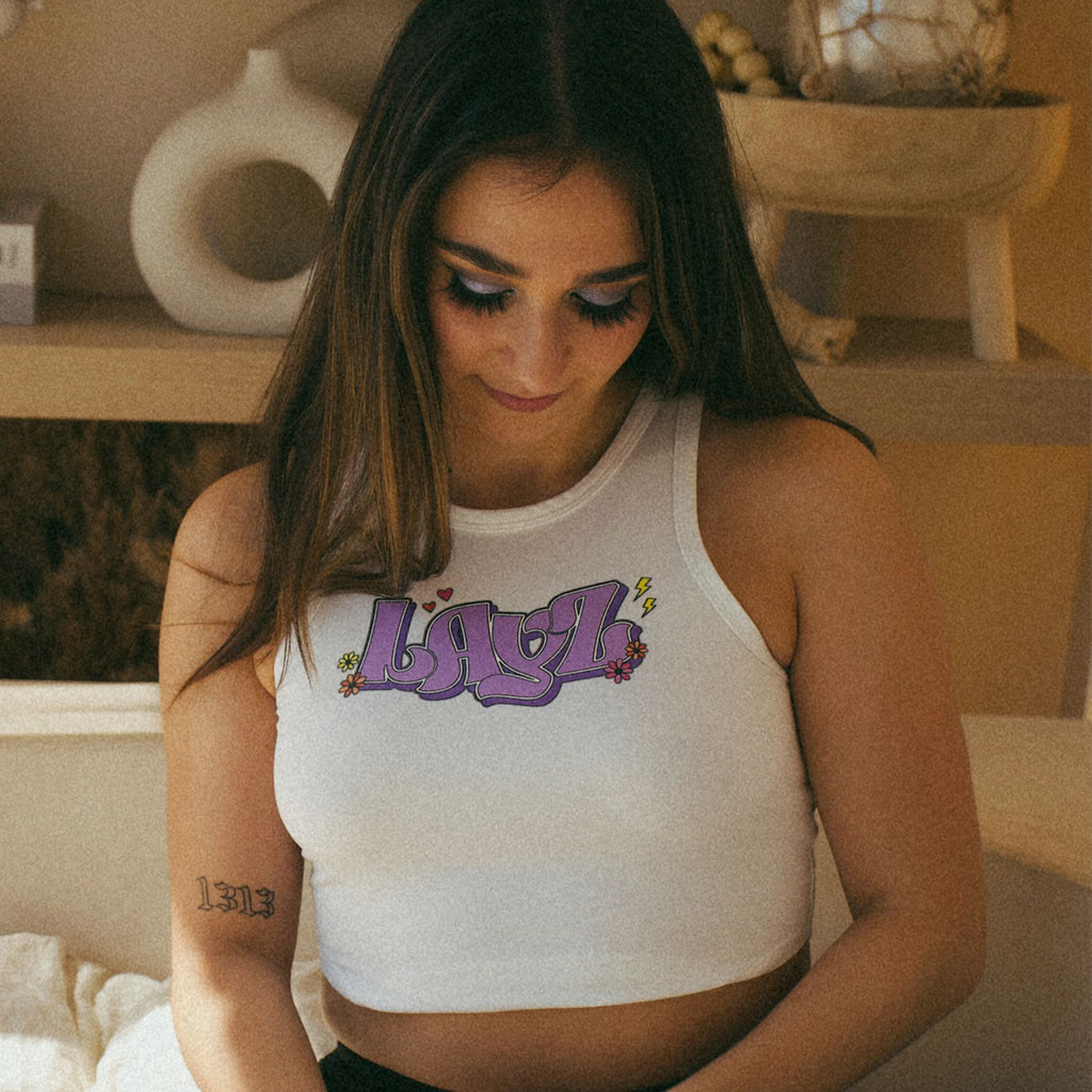 Layz Merch Layz White Tank Best Birthday Gift For Girlfriend-1 Layz Merch Layz White Tank Best Birthday Gift For Girlfriend-1