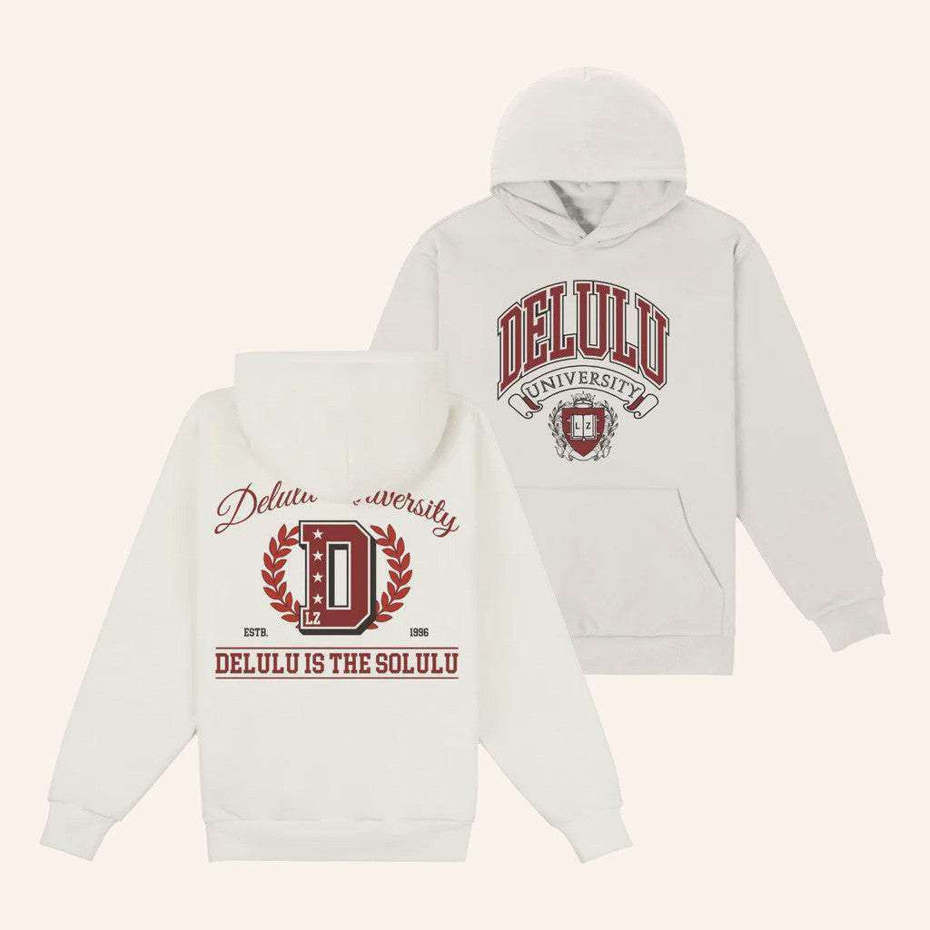 Layze Merch Delulu University Official Hoodie Gifts For Best Friends Layze Merch Delulu University Official Hoodie Gifts For Best Friends
