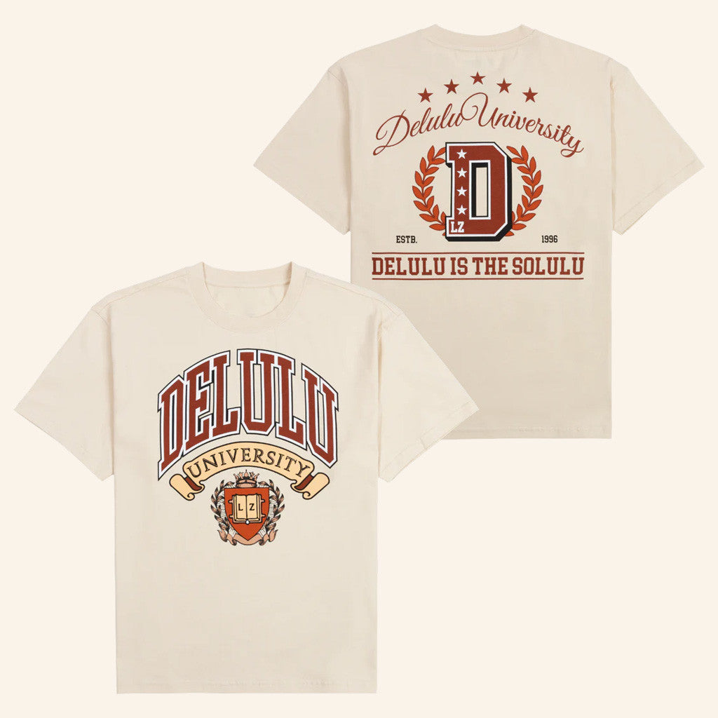 Layze Merch Delulu University Student Uniform T-Shirt Gifts For Friends Layze Merch Delulu University Student Uniform T-Shirt Gifts For Friends