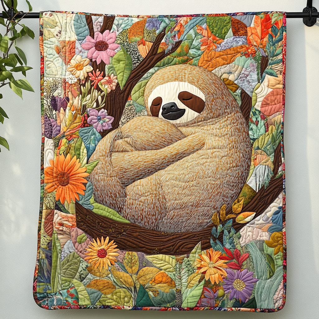 Lazy Daydream Quilted Blanket Sloth Present Ideas