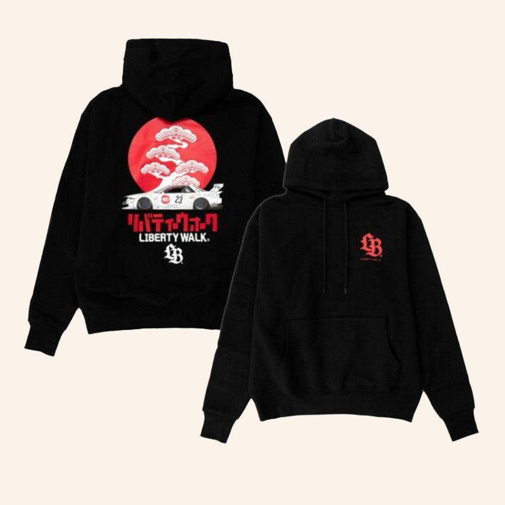 LBWK Merch Bonsai Hinomaru R32 Hoodie Black Gifts For Besties LBWK Merch Bonsai Hinomaru R32 Hoodie Black Gifts For Besties