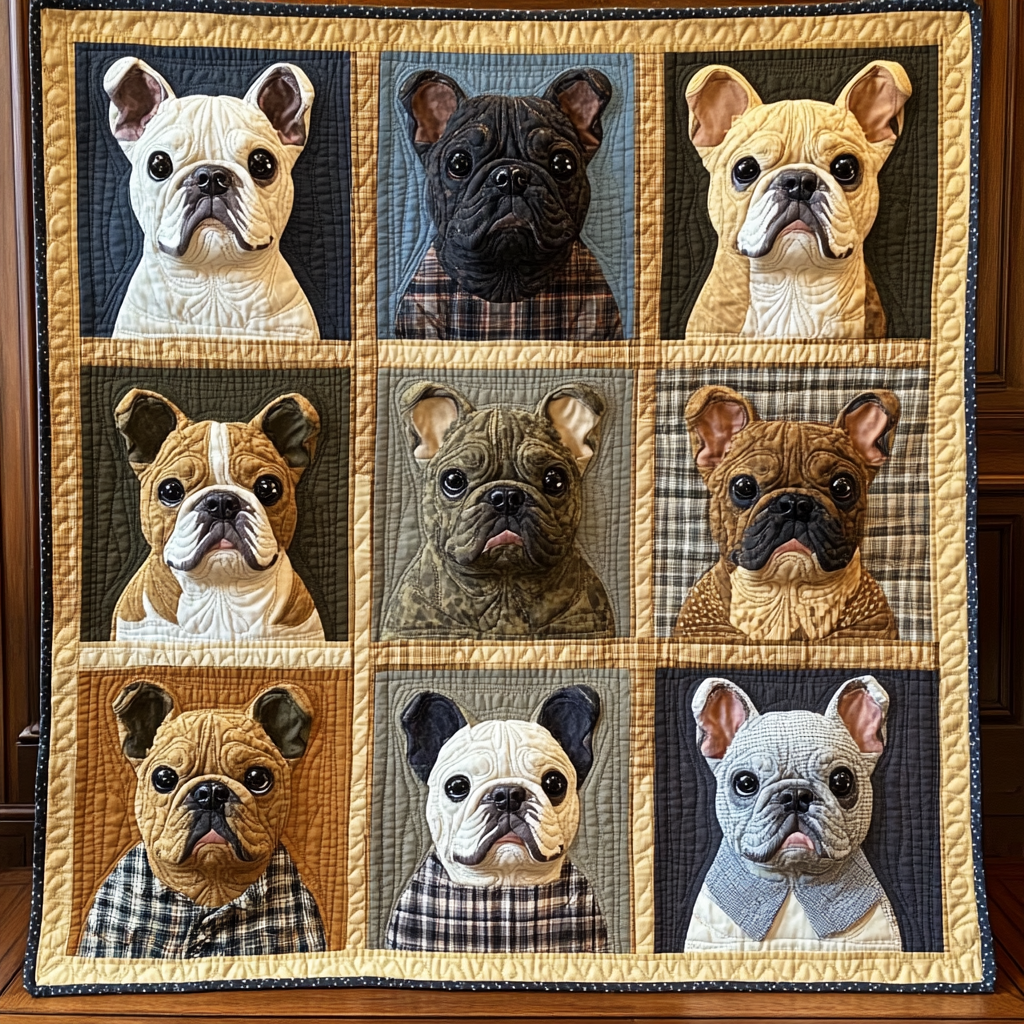 Le Petit Prince Quilted Blanket Gifts For French Bulldog Owners