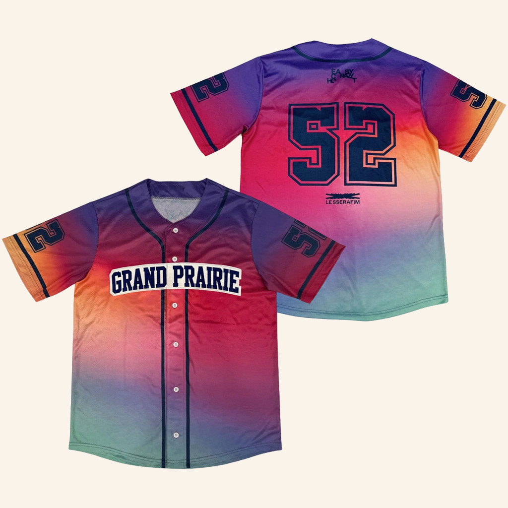 Le Sserafim Merch Grand Prairie Jersey Unique Gifts For Music Lovers