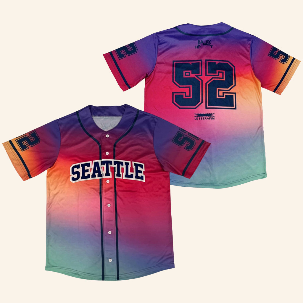 Le Sserafim Merch Seattle Jersey Best Gifts For Music Lovers