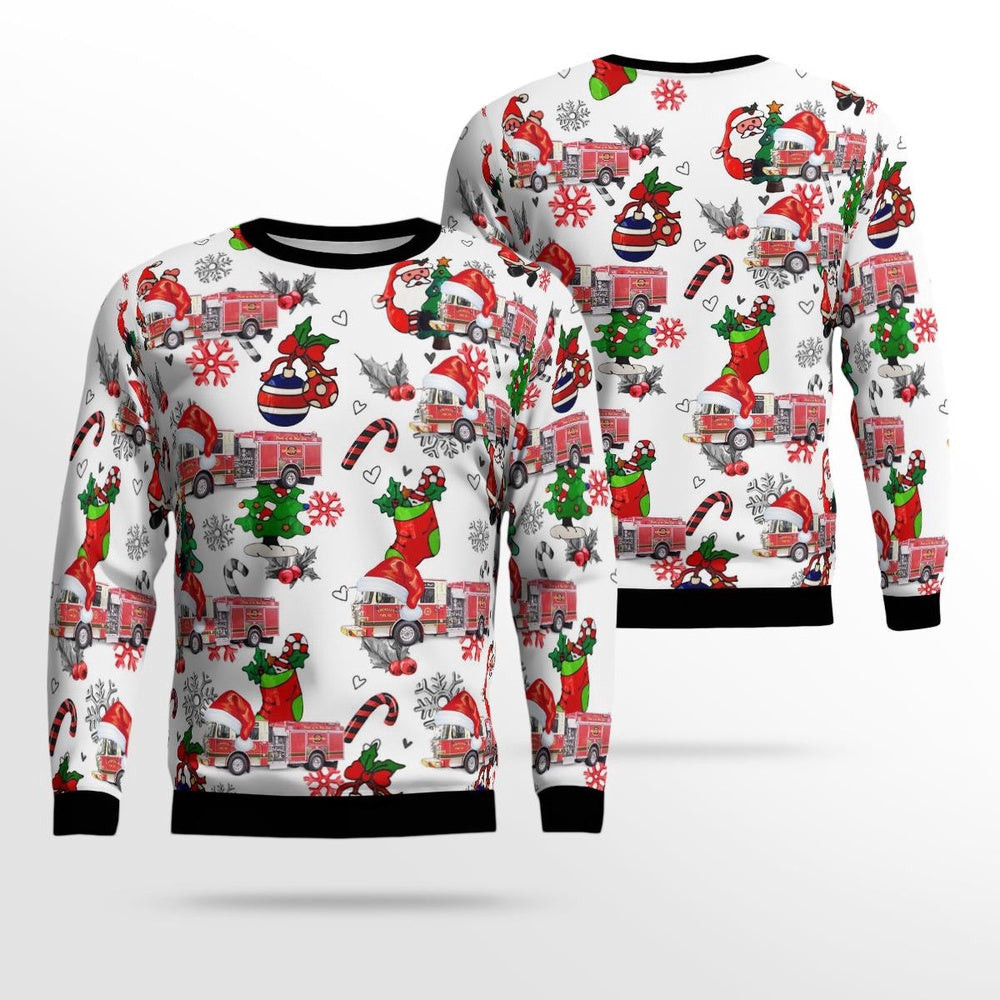 Lebanon Pennsylvania Ebenezer Fire Company AOP Ugly Sweater Xmas Unisex Sweater Christmas Gifts For Men Women