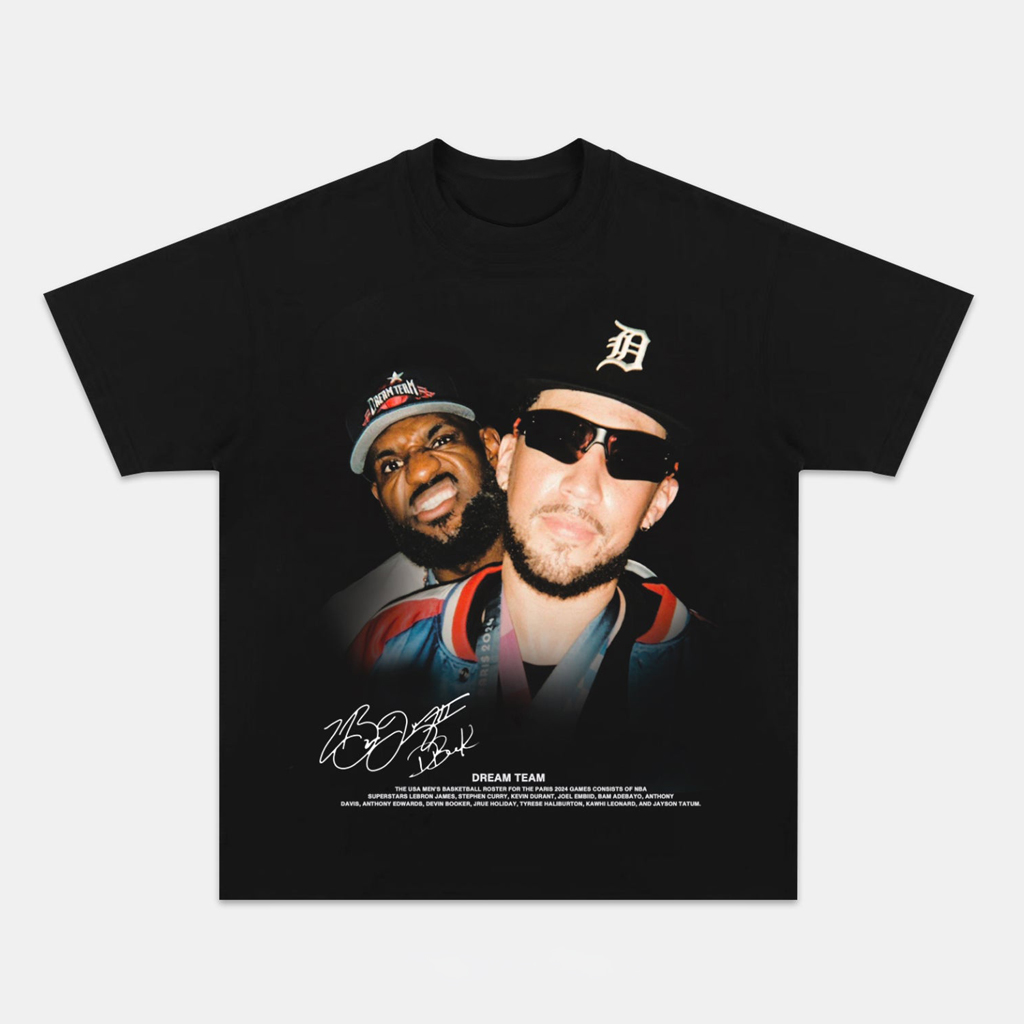 Lebron James And Devin Booker Graphic T-Shirt Best Gift For Father