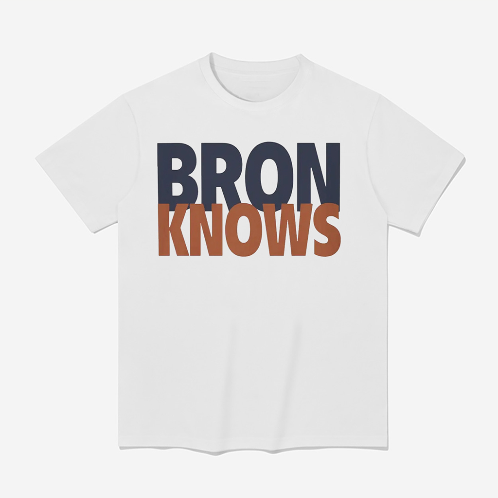 Lebron James Bron Knows T-Shirt Best Gifts For Basketball Lovers Lebron James Bron Knows T-Shirt Best Gifts For Basketball Lovers