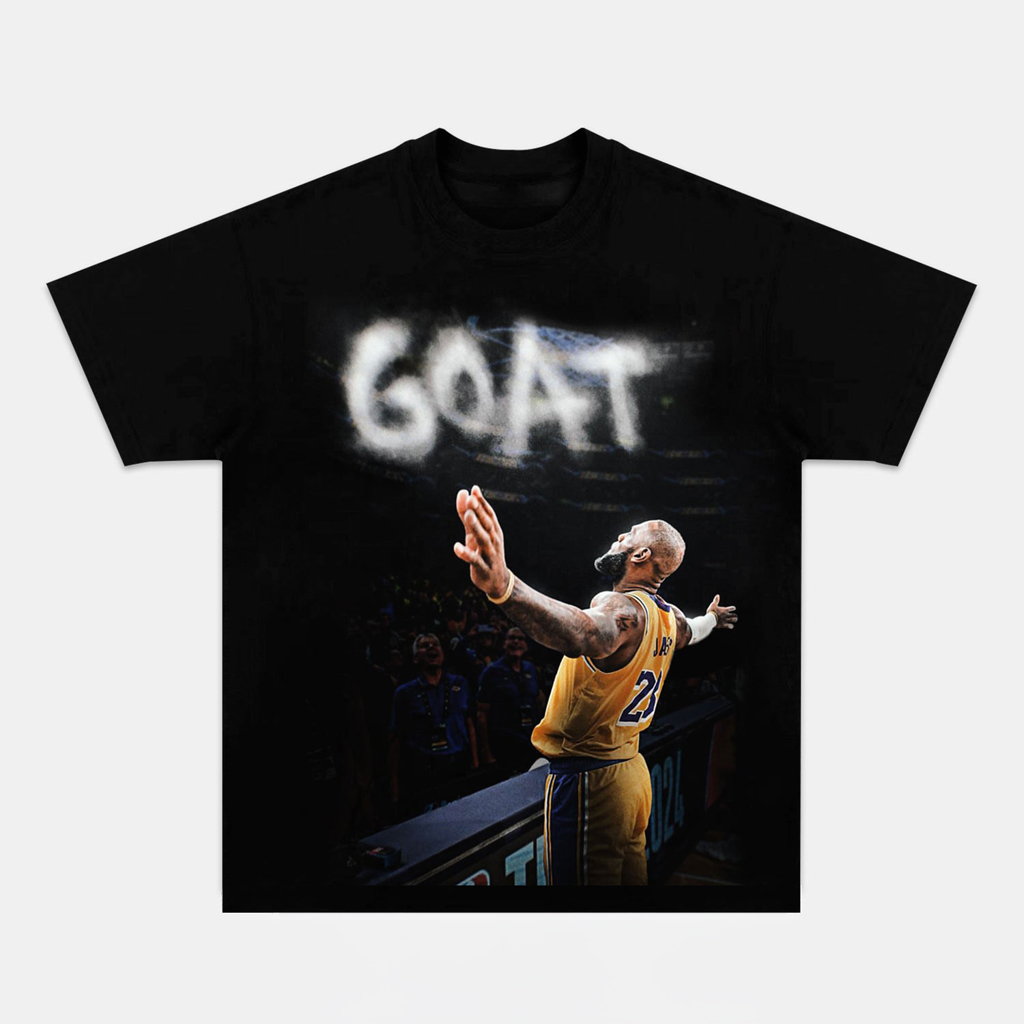 Lebron James Goat Graphic T-Shirt Gifts For Basketball Fan