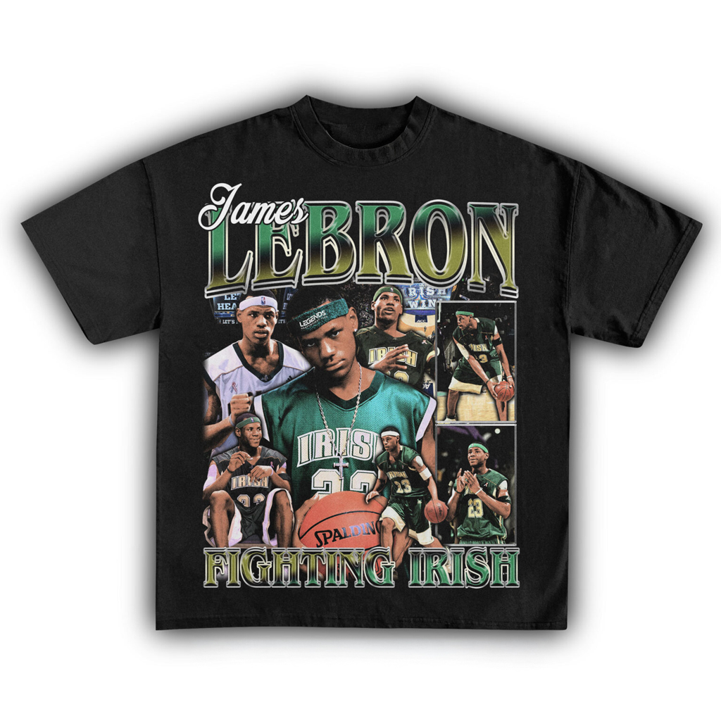 Lebron James Notre Dame Basketball T-Shirt Gifts For Basketball Fan