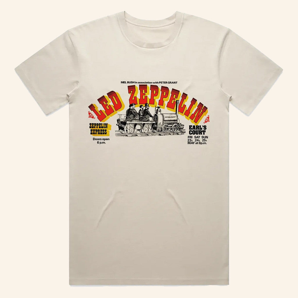 Led Zeppelin Merch Zeppelin Express Poster Bone T-Shirt Good Gifts For Boyfriend Led Zeppelin Merch Zeppelin Express Poster Bone T-Shirt Good Gifts For Boyfriend