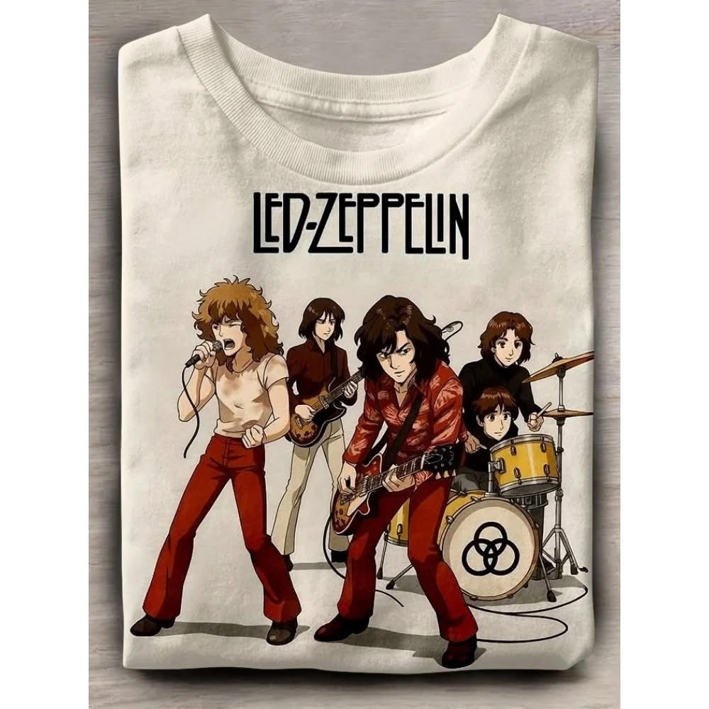 Led-Zeppelin T-Shirt Fan Art Rock Music Gifts For Led Zeppelin Lovers Fans Merchandise