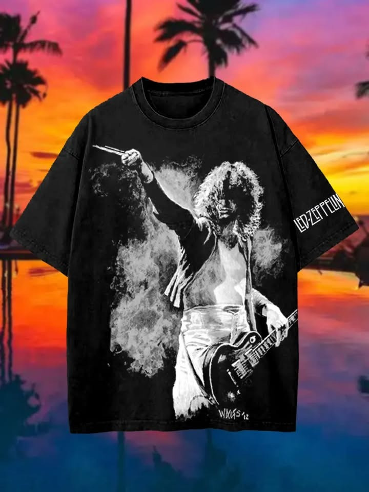 Led-Zeppelin T-Shirt Merchandise Best Gift For Led Zeppelin Lovers Fans For Men