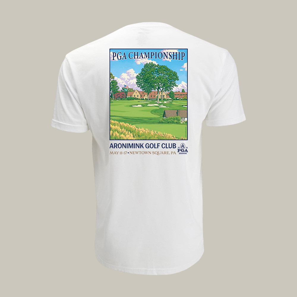 Lee Wybranski x Imperial PGA Championship Poster T-Shirt Aronimink Golf Club Clothes Gift For Men