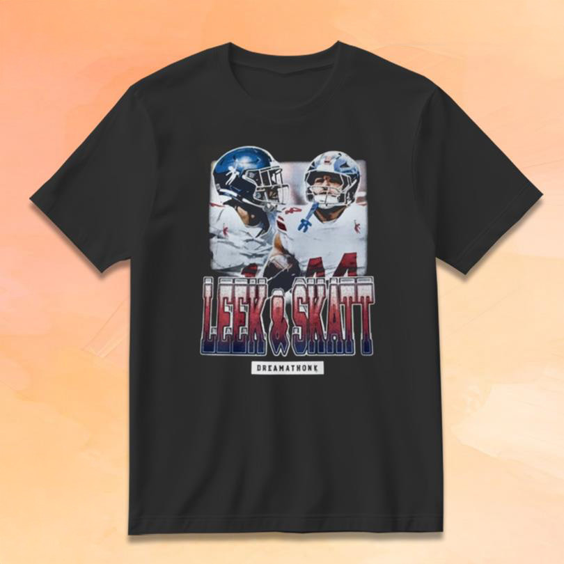Leek And Skatt T-Shirt Wan'Dale Robinson And Malik Nabers Shirt NY Football Merch Fan Gifts Leek And Skatt T-Shirt Wan'Dale Robinson And Malik Nabers Shirt NY Football Merch Fan Gifts