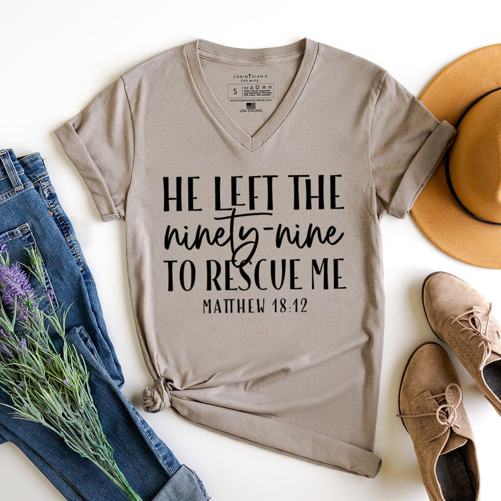 Left The Ninety Nine V-Neck Shirt Gift For Women