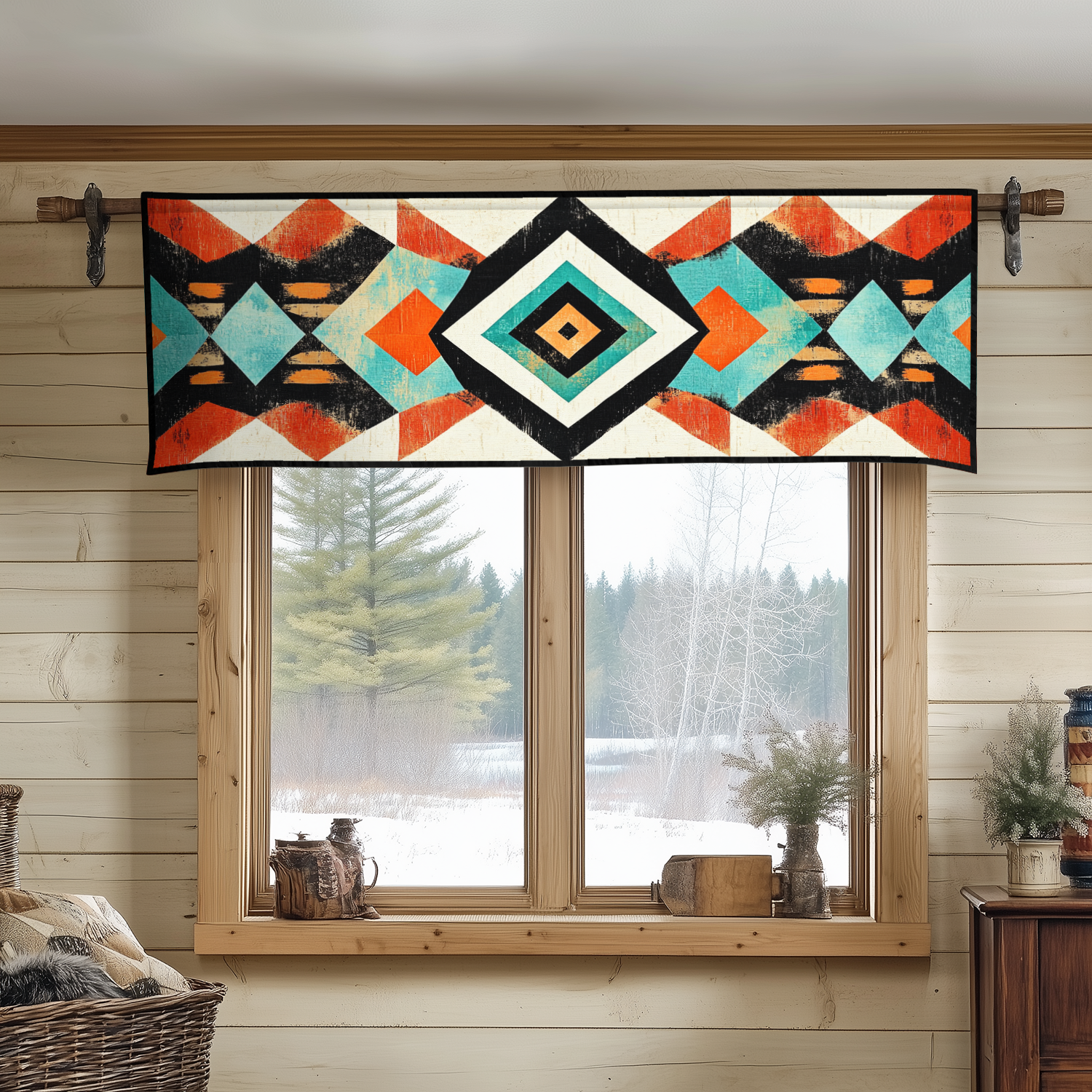Legacy Loom Quilted Valance Outdoor Decor Native American Gifts For Him